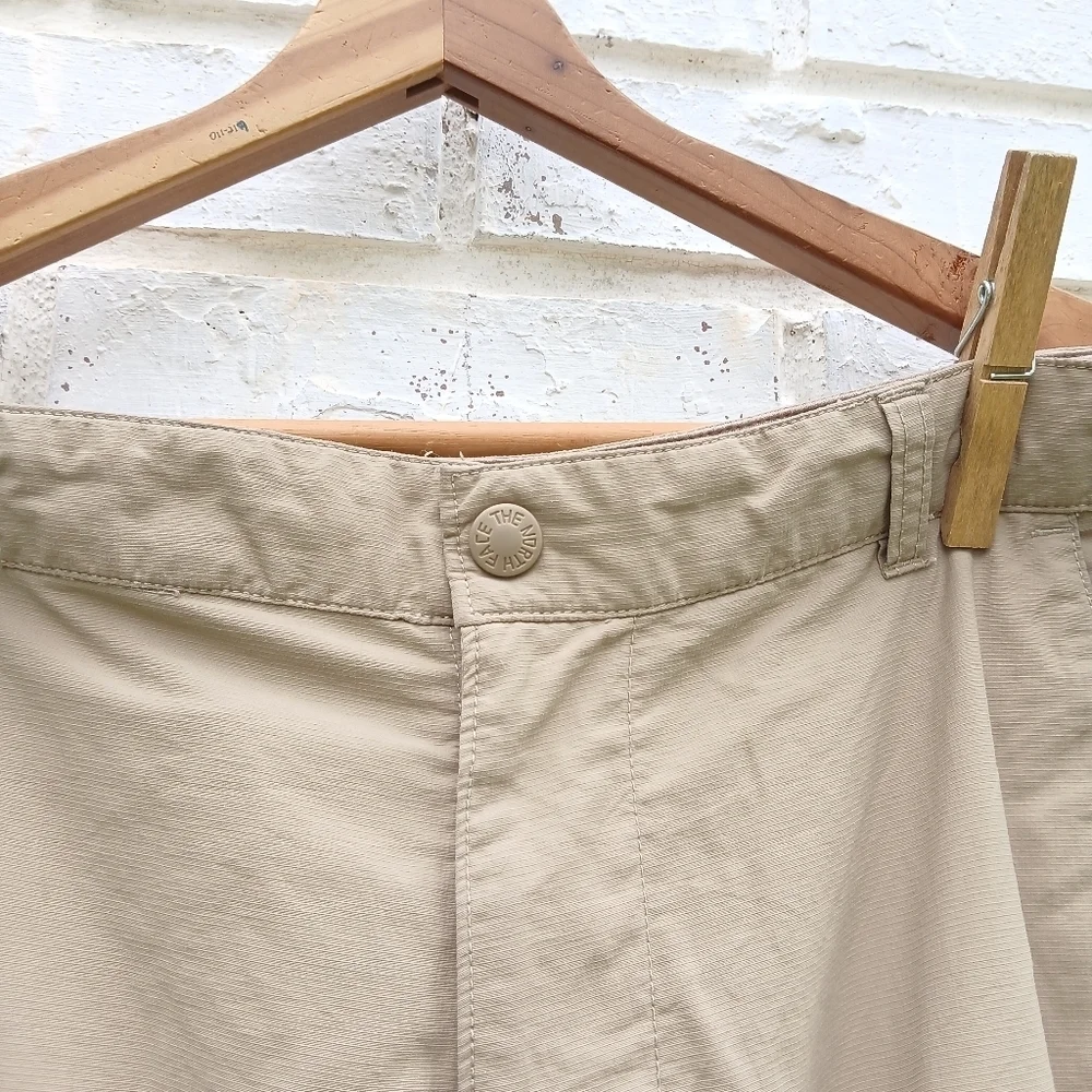 The North Face Tan Convertible Pants Size 34